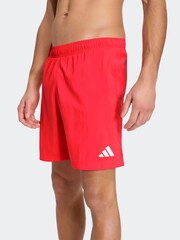 adidas Red 8 Inch Swim Shorts - Image 4 of 6