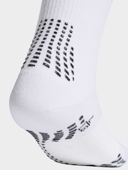 adidas White Football Grip Printed Light Crew Socks - Image 3 of 3
