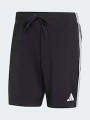 adidas Black 3 Stripes Swim Shorts 8 Inch - Image 6 of 6