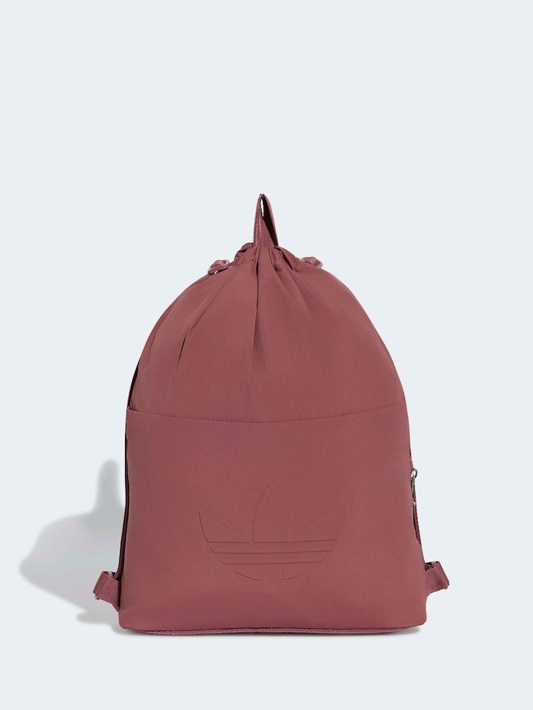adidas Originals Dark Red Everyday Icons String Backpack - Image 2 of 6 adidas Originals Dark Red Everyday Icons String Backpack - Image 2 of 6