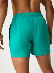 adidas Green 5 Inch Swim Shorts - Image 3 of 4