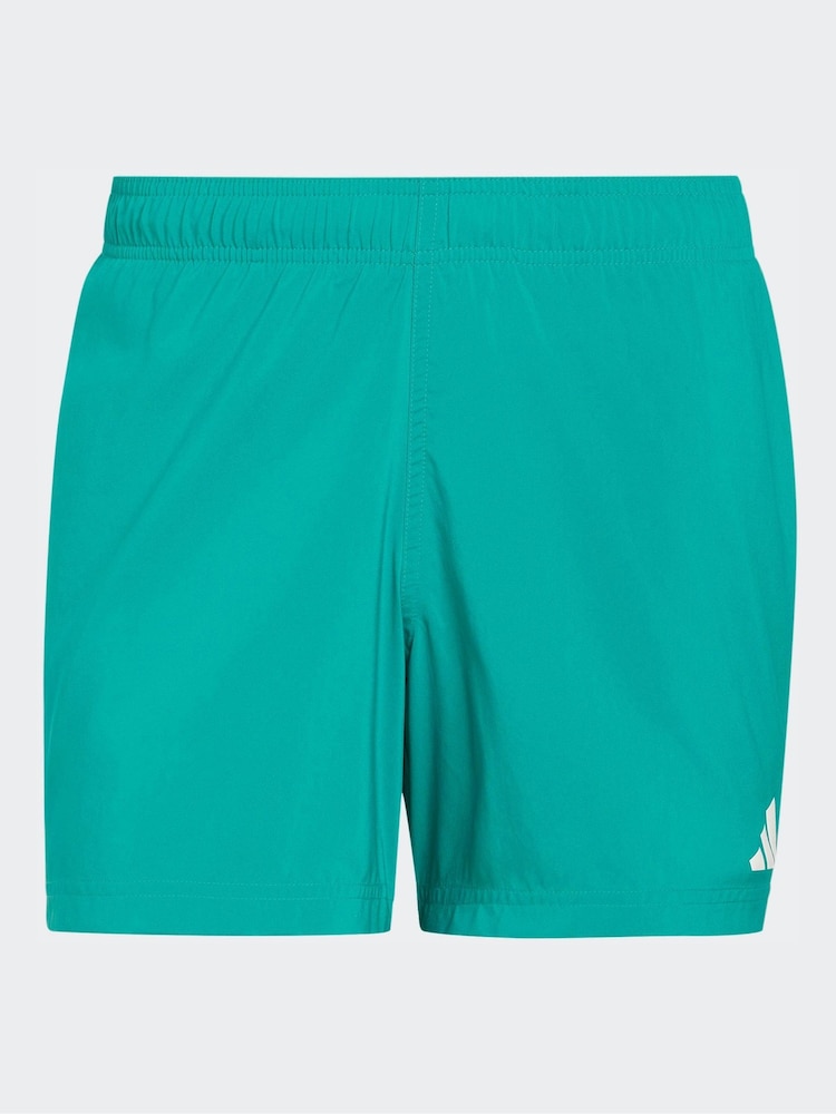 adidas Green 5 Inch Swim Shorts - Image 4 of 4 adidas Green 5 Inch Swim Shorts - Image 4 of 4