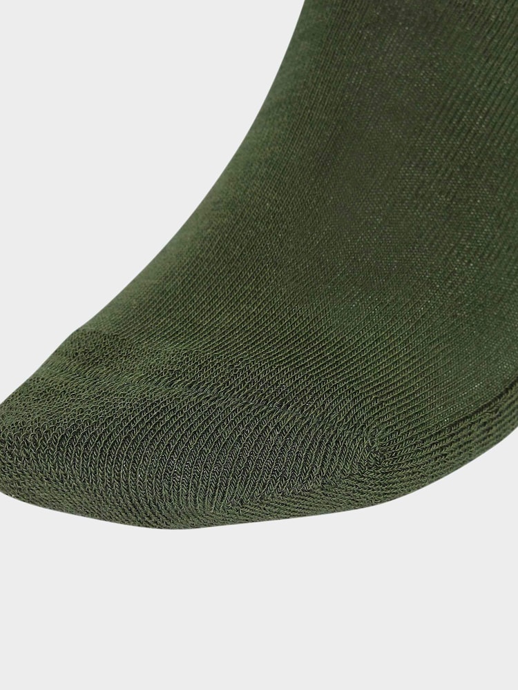 adidas Originals Green Trefoil Crew Socks 6 Pack - Image 4 of 4 adidas Originals Green Trefoil Crew Socks 6 Pack - Image 4 of 4