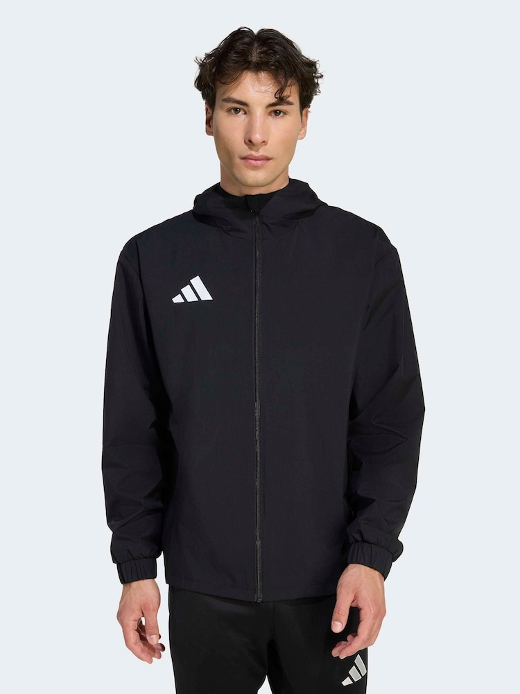 adidas Black Entrada26 All Weather Jacket - Image 1 of 7 adidas Black Entrada26 All Weather Jacket - Image 1 of 7
