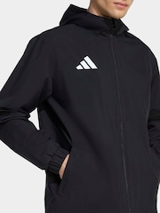 adidas Black Entrada26 All Weather Jacket - Image 4 of 7