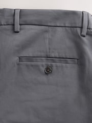Charcoal Grey Muscle Fit N. Premium Smart Cotton TENCEL™ Lyocell Blend Chinos With Comfort Waistband - Image 8 of 9