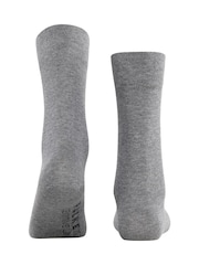 Falke Grey Sensitive London Cotton Socks With Pressure Free Comfort Cuff - Image 3 of 4
