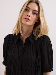 Phase Eight Black Pleated Swing Dress - Image 6 of 7