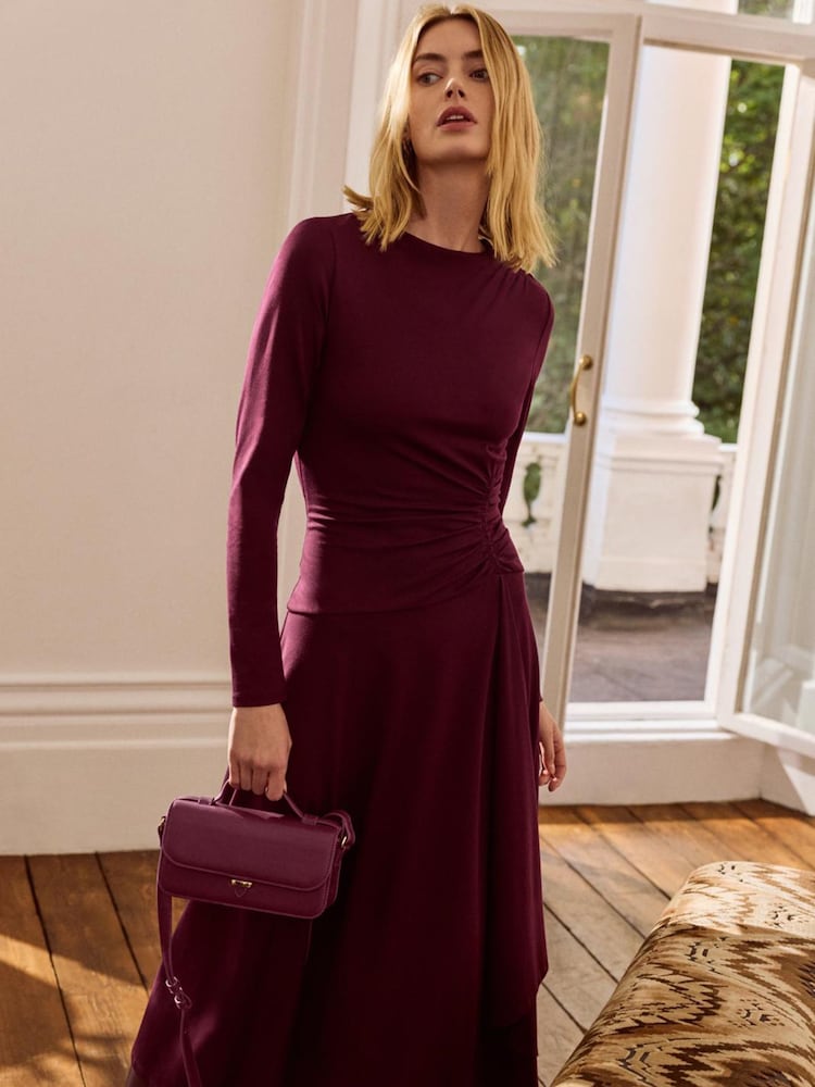 Phase Eight Red Eugenia Jersey Dress - Image 1 of 8 Phase Eight Red Eugenia Jersey Dress - Image 1 of 8