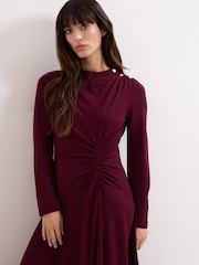 Phase Eight Red Eugenia Jersey Dress - Image 5 of 8