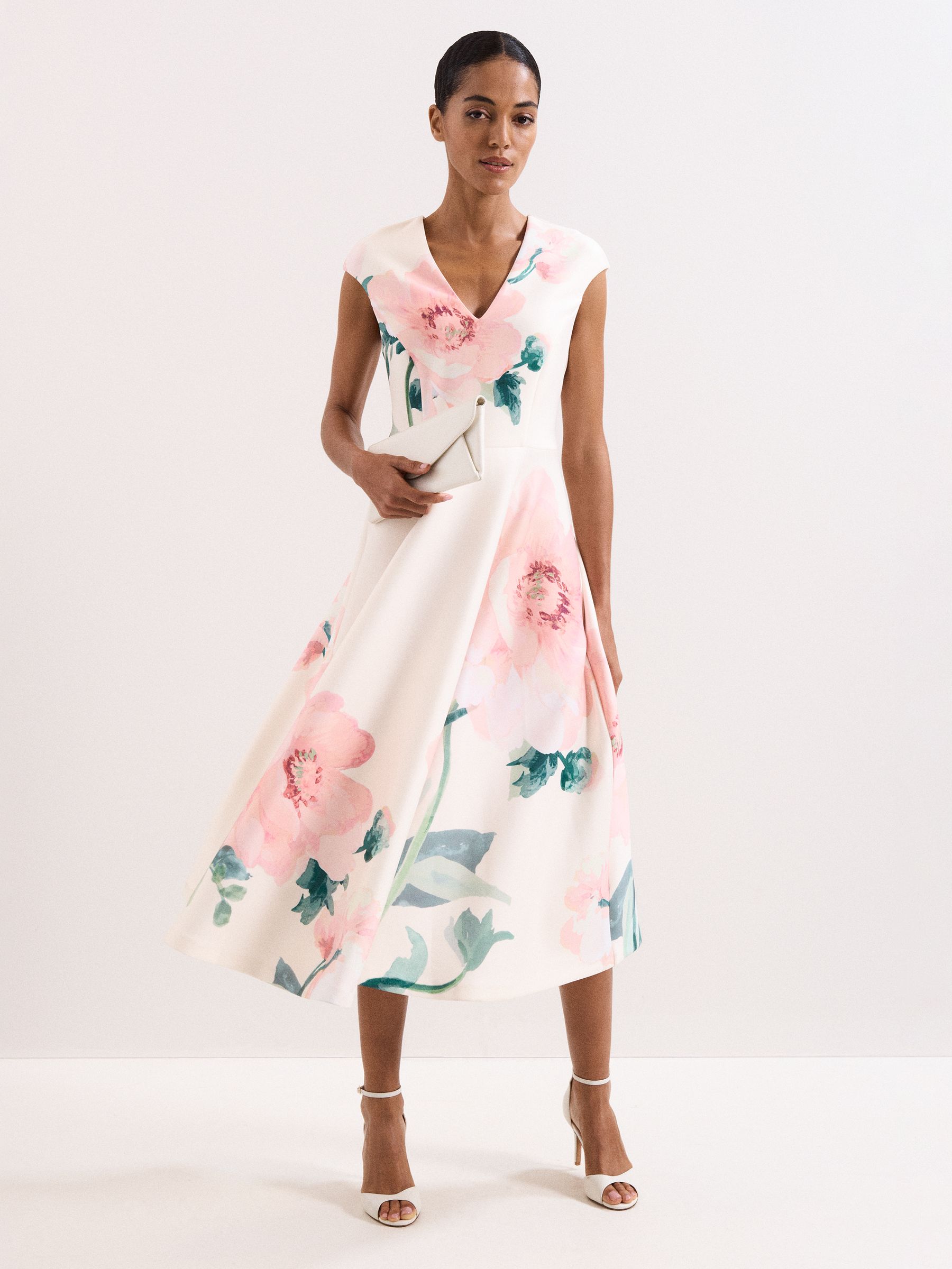Buy Phase Eight Pink Rakhi Scuba Floral Dress from Next USA