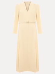 Phase Eight Yellow Danielle Midi Dress - Image 7 of 7