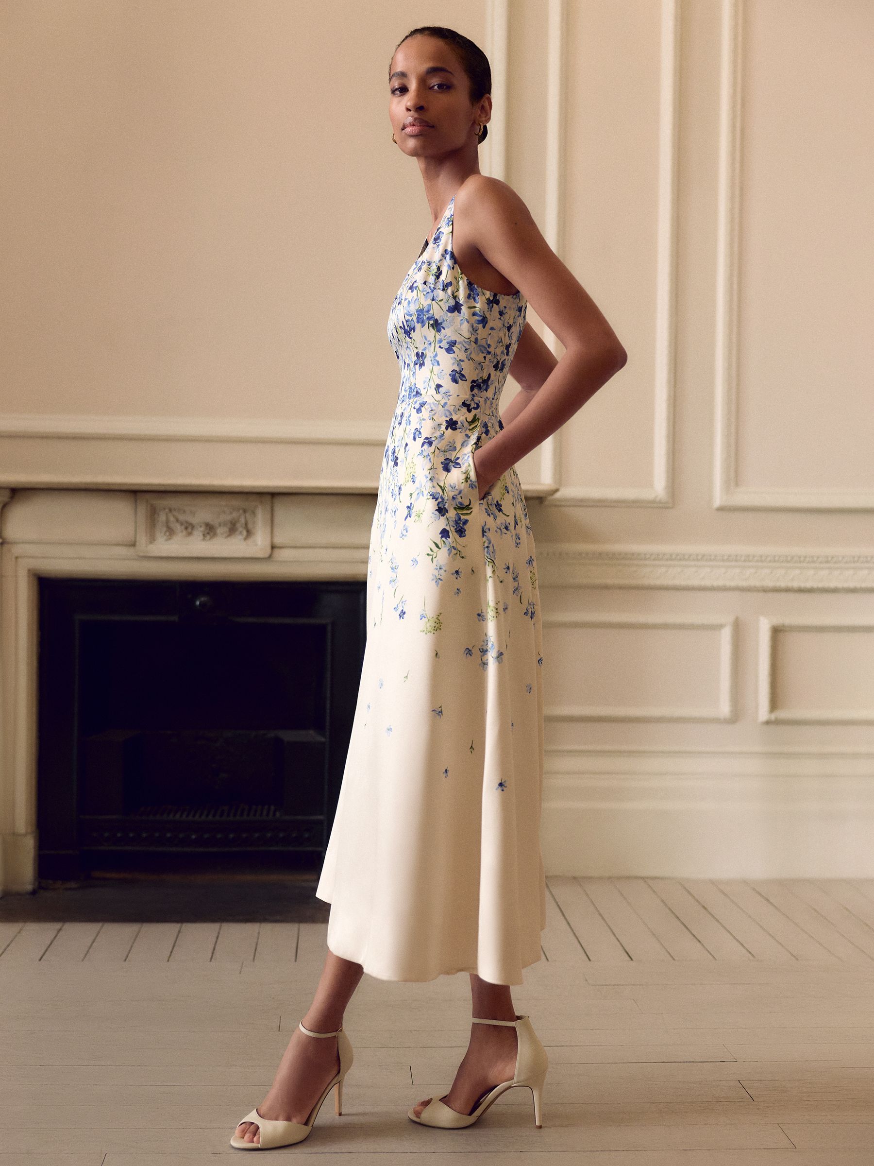 Buy Phase Eight Cream Orla Floral Dress from the Next UK online shop