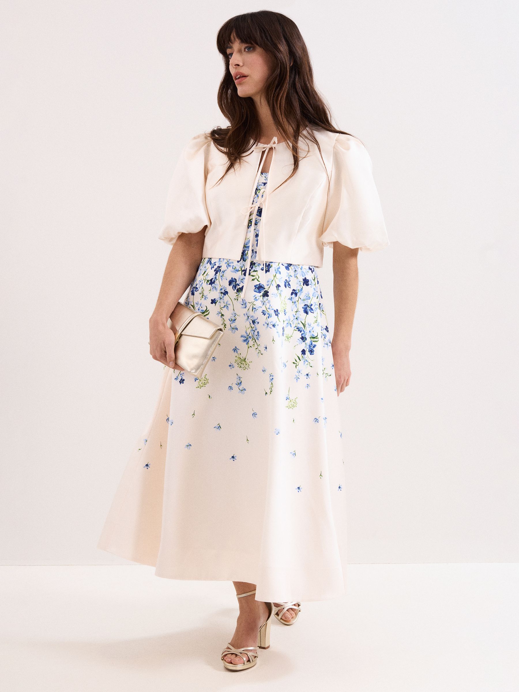 Buy Phase Eight Cream Orla Floral Dress from the Next UK online shop