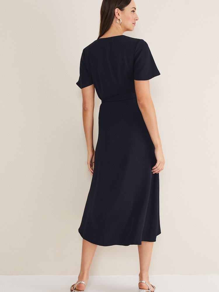 Phase Eight Blue Petite Julissa Dress - Image 2 of 7 Phase Eight Blue Petite Julissa Dress - Image 2 of 7