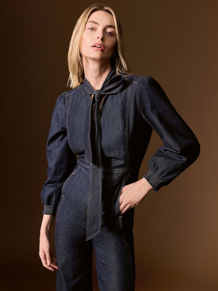 Phase Eight Blue Patricia Jumpsuit - Image 2 of 9
