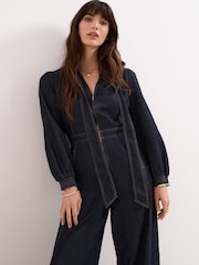 Phase Eight Blue Patricia Jumpsuit - Image 5 of 9