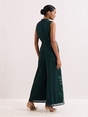 Phase Eight Blue Rose Floral Jumpsuit - Image 2 of 7