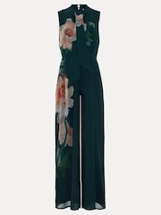 Phase Eight Blue Rose Floral Jumpsuit - Image 7 of 7