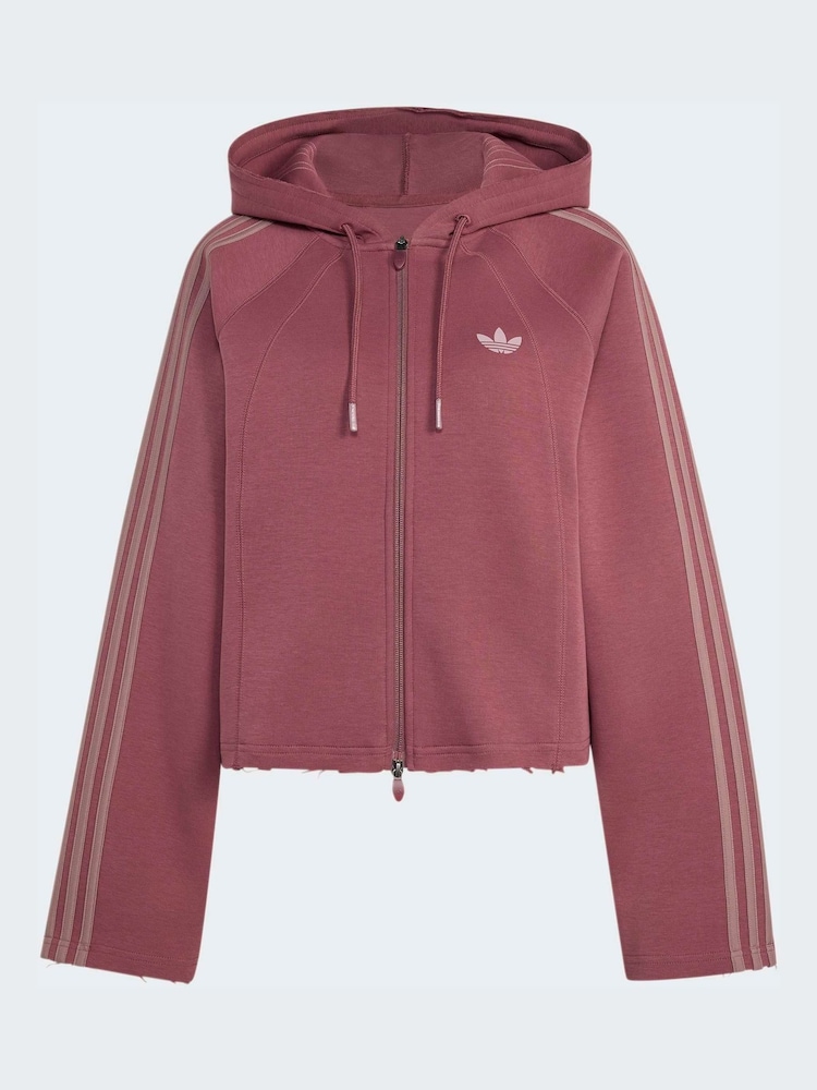 adidas originals Burgundy Red Superstar 2.0 Classics Hoodie - Image 1 of 1