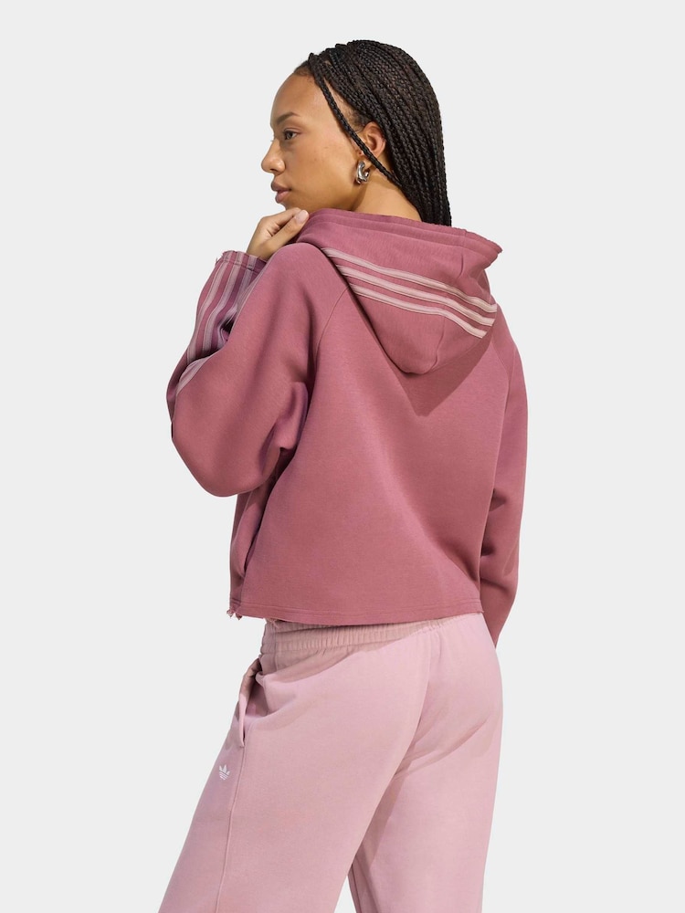 adidas originals Burgundy Red Superstar 2.0 Classics Hoodie - Image 2 of 6 adidas originals Burgundy Red Superstar 2.0 Classics Hoodie - Image 2 of 6