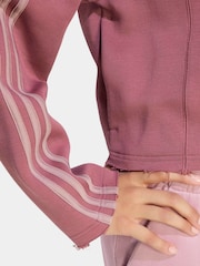 adidas originals Burgundy Red Superstar 2.0 Classics Hoodie - Image 3 of 6
