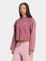 adidas originals Burgundy Red Superstar 2.0 Classics Hoodie - Image 4 of 6