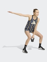 adidas Black X Farm Rio Floral Vest - Image 4 of 6