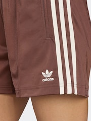 adidas Originals Brown/Cream Firebird Shorts - Image 4 of 6
