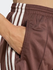 adidas Originals Brown/Cream Firebird Shorts - Image 5 of 6