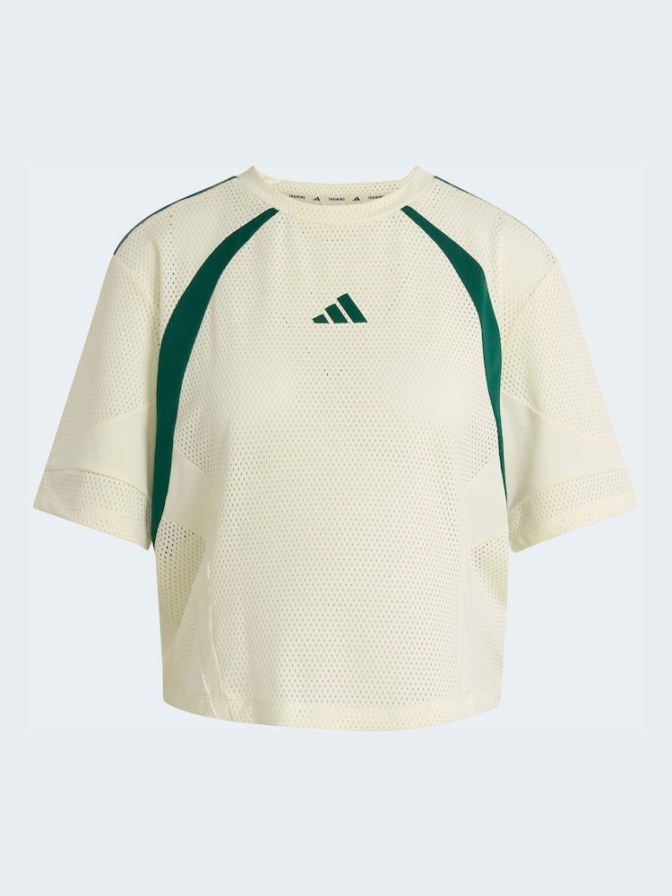 Marfil - adidas Hyperglam T-Shirt DNA - Imagen 1 de 1