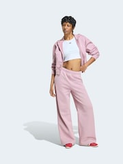 adidas Originals Mauve Purple Essentials Wide Leg Joggers - Image 3 of 6