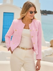 Sosandar veste en boucle avec boutons ornés - Image 4 de 5