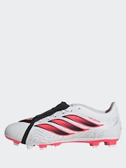 Άσπρο - adidas Predator Club Ποδοσφαιρικές Μπότες με Αναδιπλούμενη Γλώσσα και Σκληρό Έδαφος/Πολυτελείς - Εικόνα 2 από 9