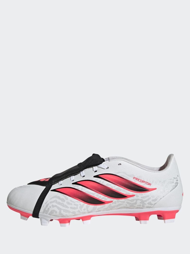Άσπρο - adidas Predator Club Ποδοσφαιρικές Μπότες με Αναδιπλούμενη Γλώσσα και Σκληρό Έδαφος/Πολυτελείς - Εικόνα 2 από 9