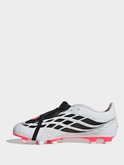 Άσπρο - adidas Predator Club Ποδοσφαιρικές Μπότες με Αναδιπλούμενη Γλώσσα και Σκληρό Έδαφος/Πολυτελείς - Εικόνα 4 από 9