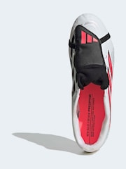 Άσπρο - adidas Predator Club Ποδοσφαιρικές Μπότες με Αναδιπλούμενη Γλώσσα και Σκληρό Έδαφος/Πολυτελείς - Εικόνα 7 από 9