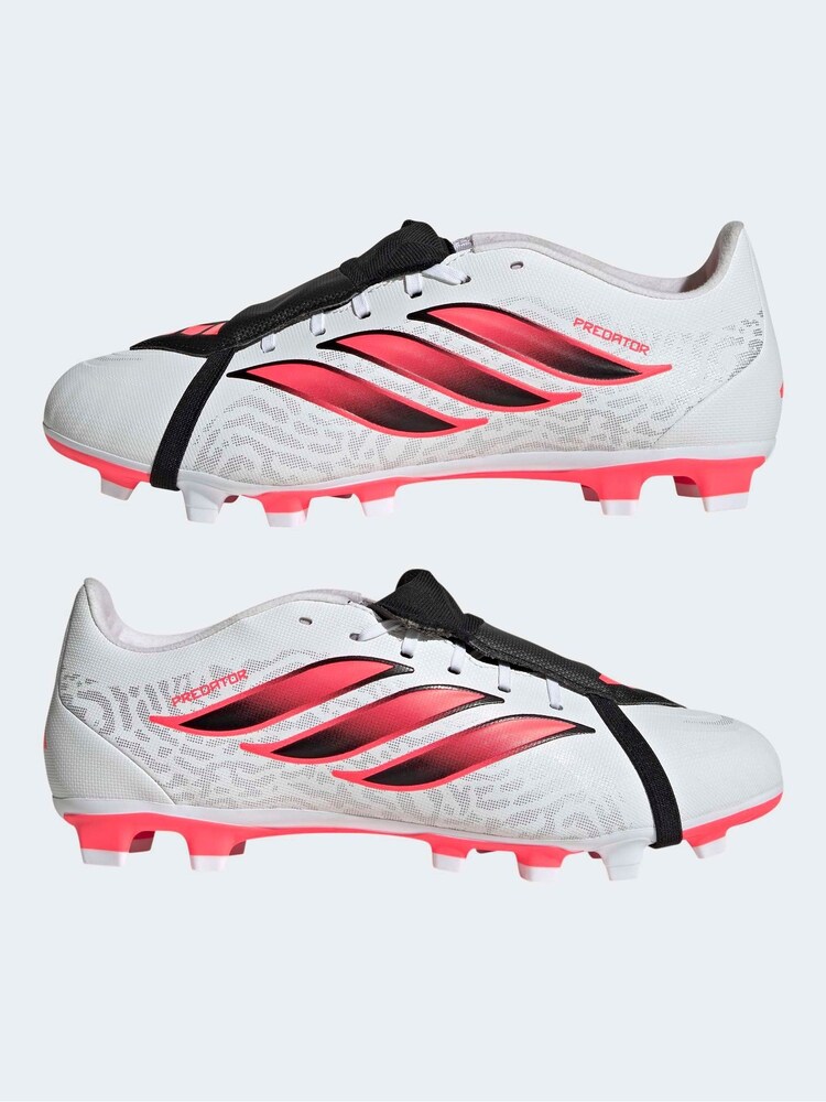 Άσπρο - adidas Predator Club Ποδοσφαιρικές Μπότες με Αναδιπλούμενη Γλώσσα και Σκληρό Έδαφος/Πολυτελείς - Εικόνα 9 από 9