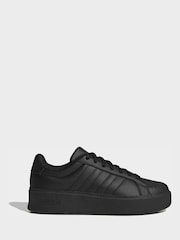 adidas Black Streettalk Bold Trainers - Image 1 of 9