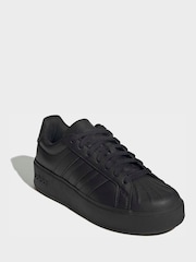 adidas Black Streettalk Bold Trainers - Image 2 of 9
