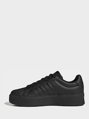 adidas Black Streettalk Bold Trainers - Image 3 of 9
