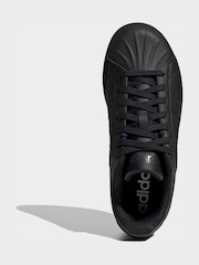 adidas Black Streettalk Bold Trainers - Image 6 of 9