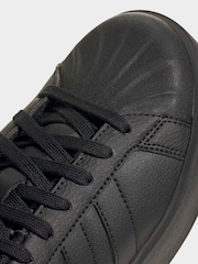 adidas Black Streettalk Bold Trainers - Image 8 of 9