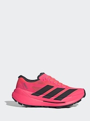 adidas Pink Terrex Agravic Technical Trail Trainers - Image 1 of 9