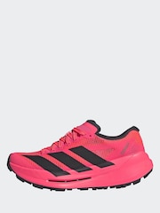 adidas Pink Terrex Agravic Technical Trail Trainers - Image 3 of 9