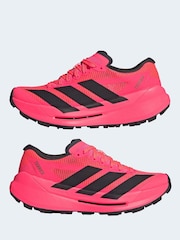 adidas Pink Terrex Agravic Technical Trail Trainers - Image 4 of 9