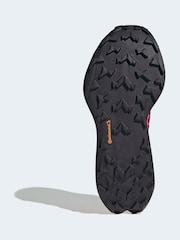 adidas Pink Terrex Agravic Technical Trail Trainers - Image 5 of 9