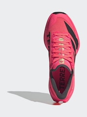 adidas Pink Terrex Agravic Technical Trail Trainers - Image 6 of 9