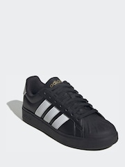 adidas Black Streettalk Trainers - Image 1 of 10