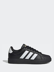 adidas Black Streettalk Trainers - Image 3 of 10